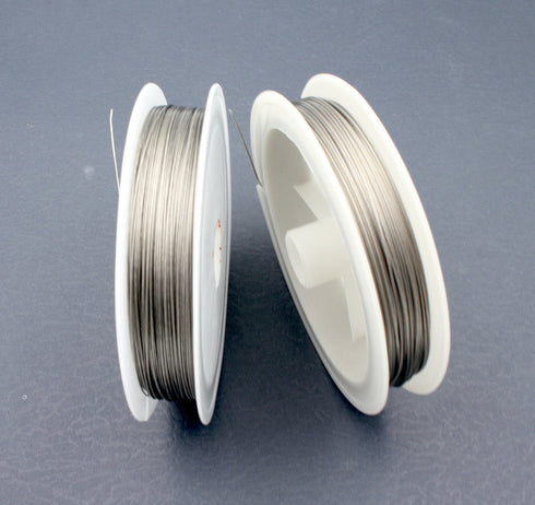 0.35mm Steel Wire Beading Wire, 50M length, 1 Roll